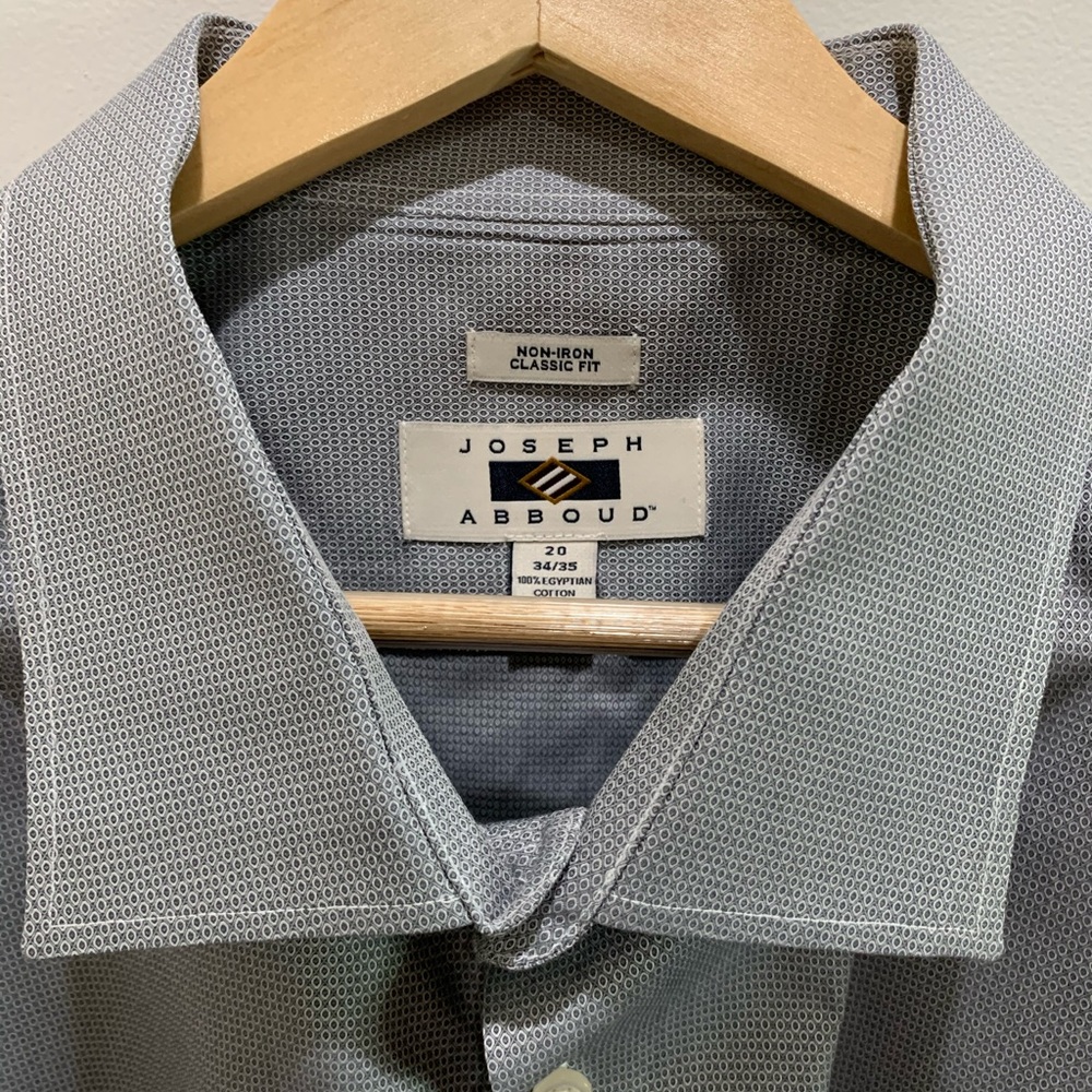 Joseph Abboud long sleeve dress shirt size 20 neck